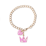 Crown Charm - Pink