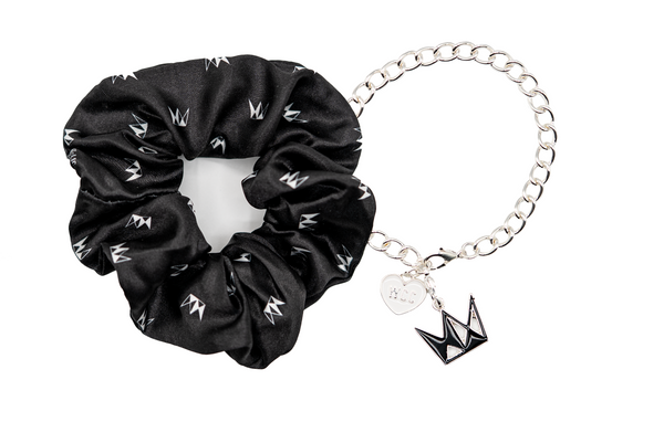 Scrunchie and Charm Pack - Black