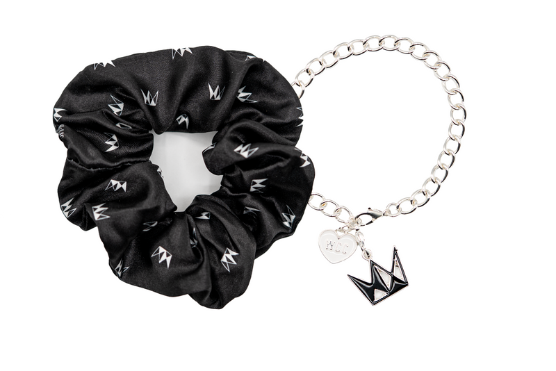 Scrunchie and Charm Pack - Black