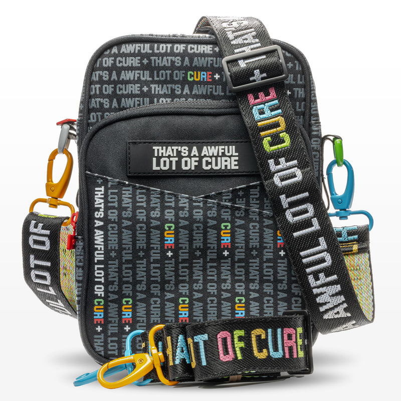 Yucurem Casual Solid Nylon Handbags, Multi Pockets with Pendant Crossbody  Bag for School Travel (Black) - Walmart.com
