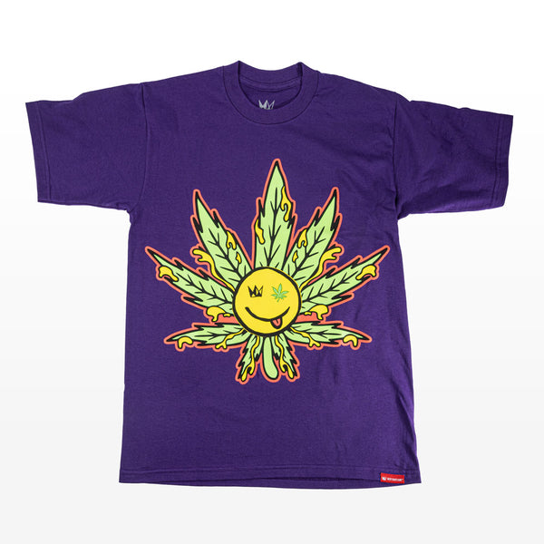 420 WCC Leaf Purple Tee