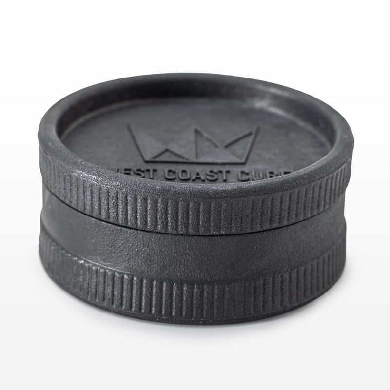 2 Piece Hemp WCC x Santa Cruz Shredder Black Grinder